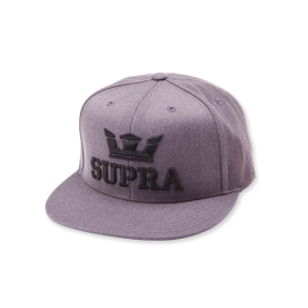 Příslušenství Klobouky Supra ABOVE SNAP Dřevěné uhlí Heather | CZ-75634